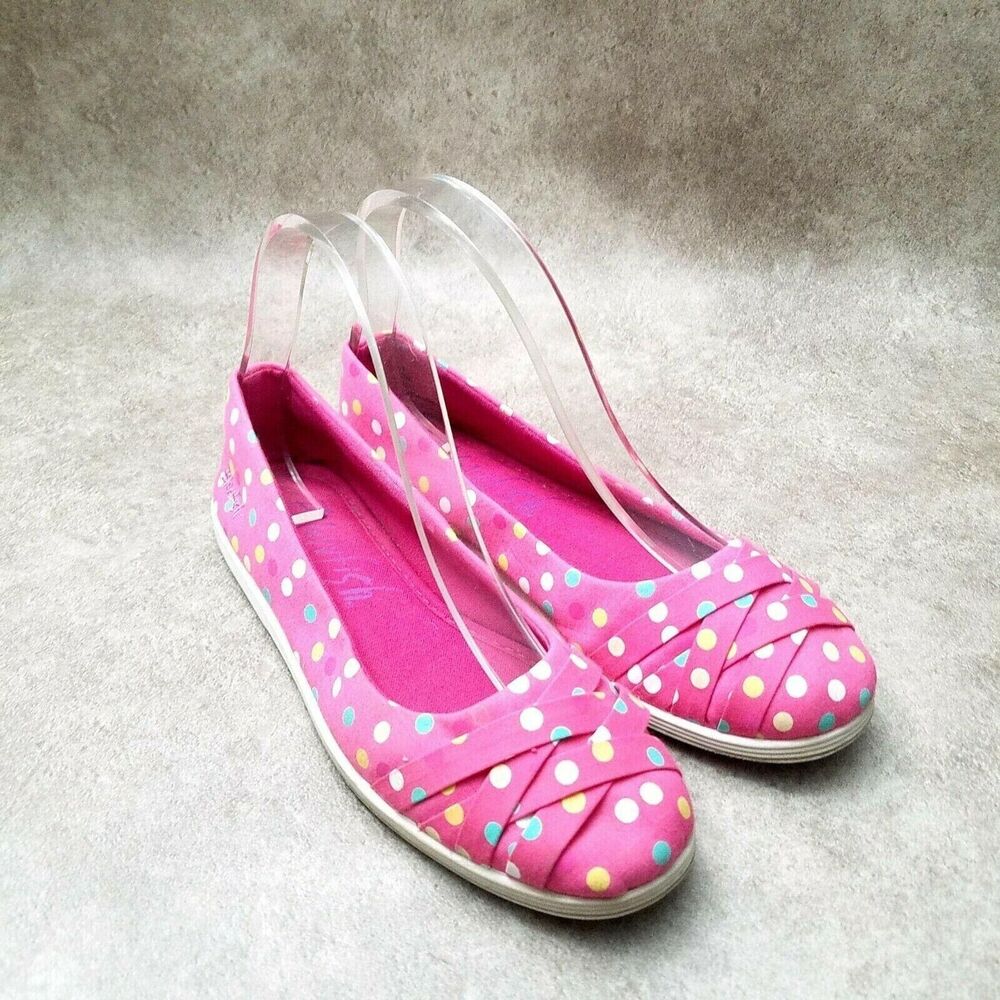 Blowfish Pink Polka Dot Flats